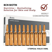 Biotin, Sérum para el crecimiento del cabello, Sérum facial antiedad, Sérum Microneedling, solución de mesoterapia del Institute BCN.