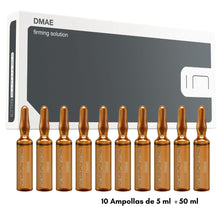 DMAE solucion reafirmante de Instituto BCN mesoterapia estetica, para flacidez facial y corporal, 10 ampollas de 5 ml , 50 ml