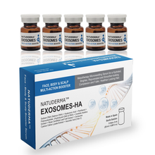 mesoterapia con exosomas en caja con 5 viales de 5 ml