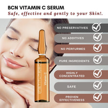 Ampollas de solución de microcanalización de mesoterapia con suero puro de vitamina C, sin conservantes, sin aditivos, seguras y efectivas. Productos de mesoterapia facial y corporal de BCN.