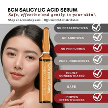 Sérum de Ácido Salicílico,solución purificante y clarificante para combatir el acné, puntos negros, exceso de grasa, 10 ampollas de 2 ml, estériles, elaborado por Institute BCN