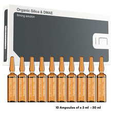Ampolla de Silicio Organico y DMAE Solucion Firmeza de Instituto BCN, ampollas para mesoterapia virtual y microneedling  para flacidez, 10 ampollas de 5ml