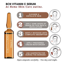 Como aplicar el serum de Vitamina C en el rostro. Producto de Mesoterapia Facial y Corporal de Instituto BCN.