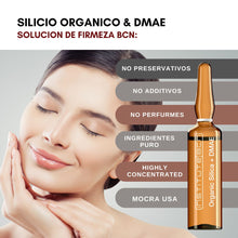 Ampolla de Silicio Organico y DMAE Solucion Firmeza de Instituto BCN, ampollas para mesoterapia  y microneedling virtual, libre de preservativos, aditivos, perfumes, altamente concentrado .